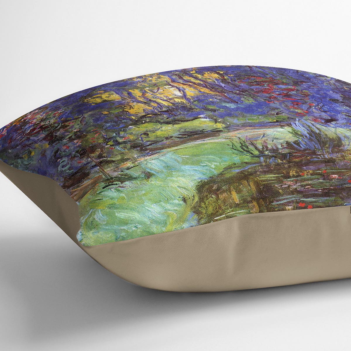 The garden in Giverny by Monet Cushion