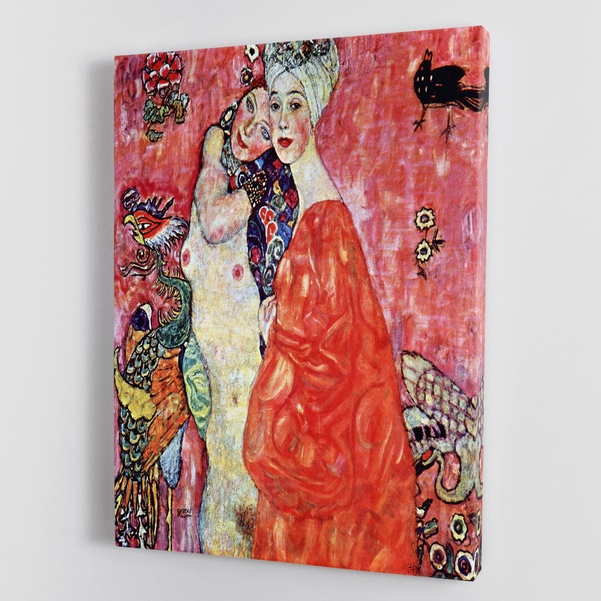 The girlfriends by Klimt Canvas Print or Poster - Canvas Art Rocks - 1