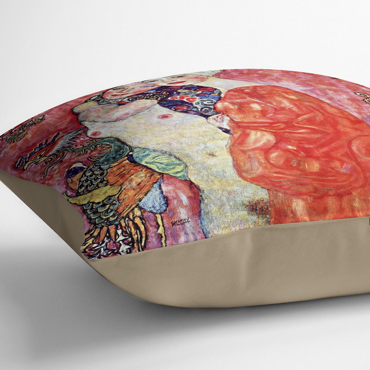 The girlfriends by Klimt Cushion