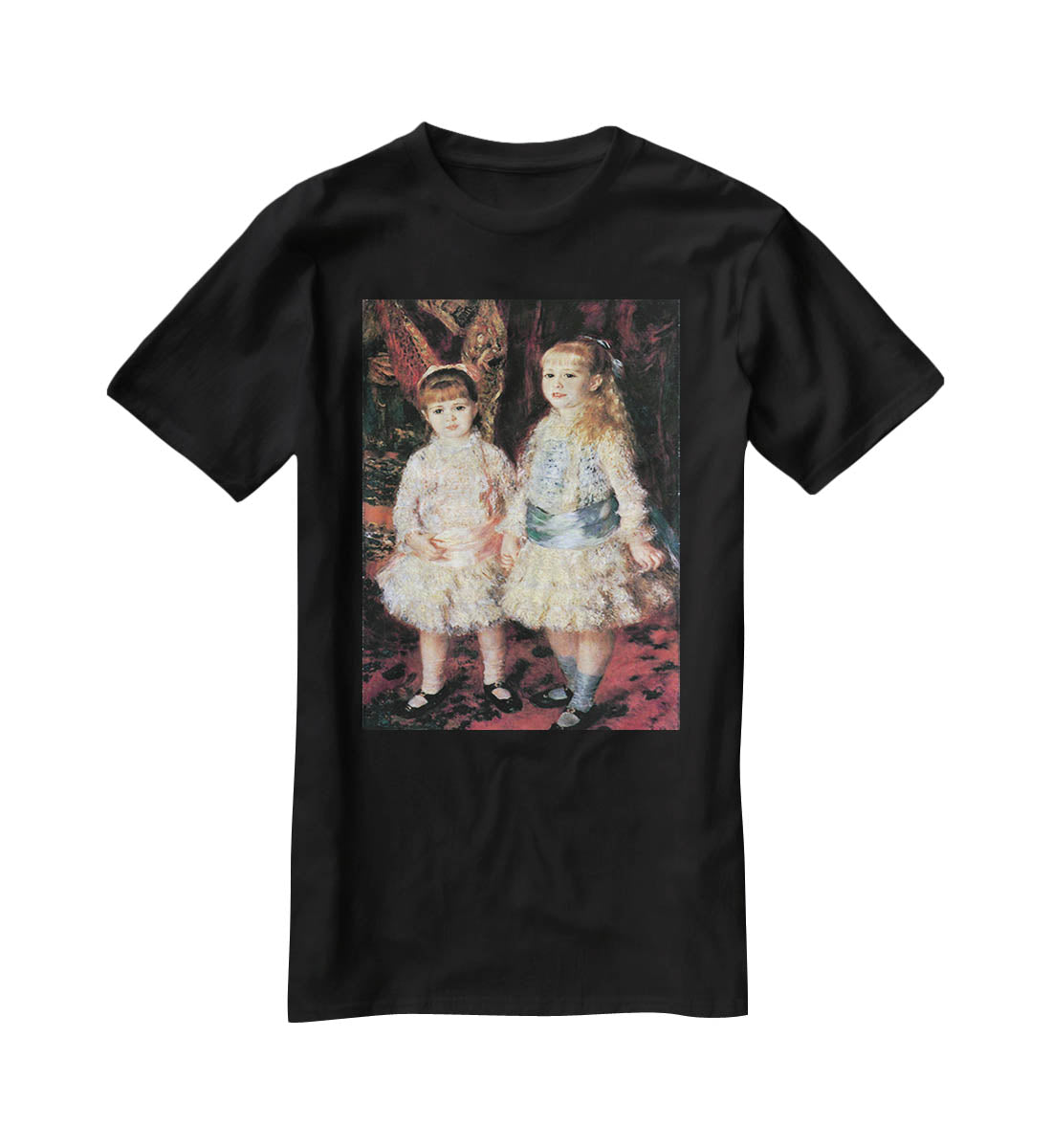 The girls Cahen dAnvers by Renoir T-Shirt - Canvas Art Rocks - 1