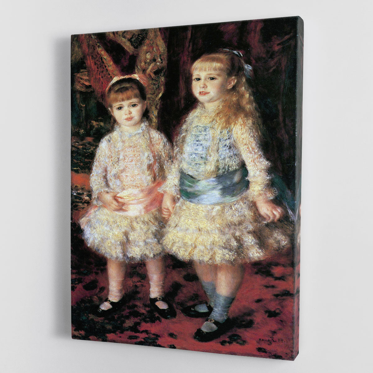 The girls Cahen dAnvers by Renoir Canvas Print or Poster - Canvas Art Rocks - 1