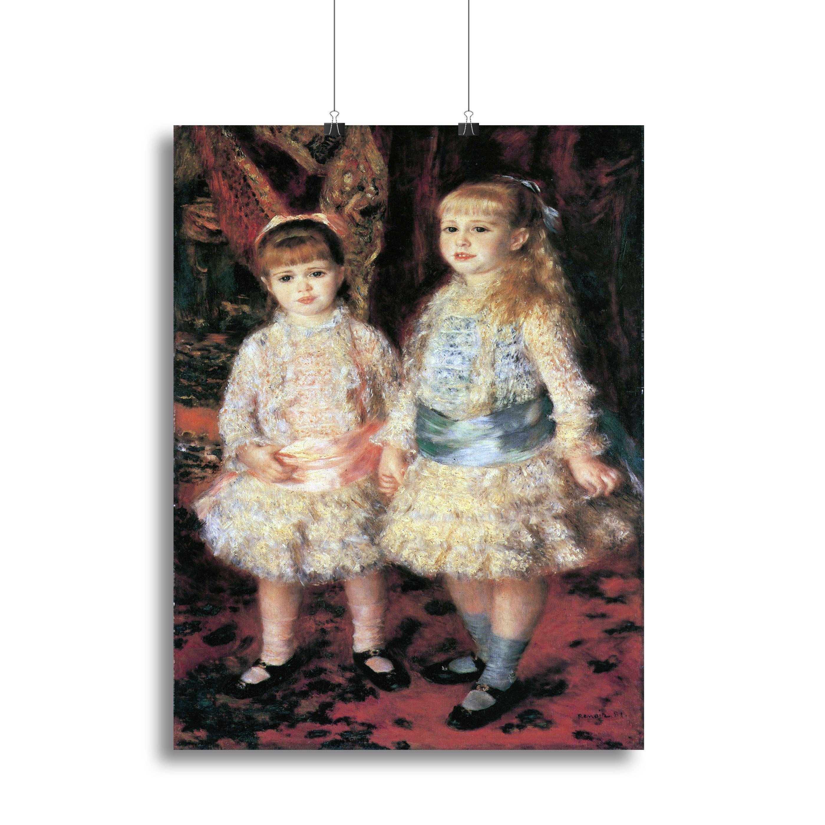 The girls Cahen dAnvers by Renoir Canvas Print or Poster - Canvas Art Rocks - 2