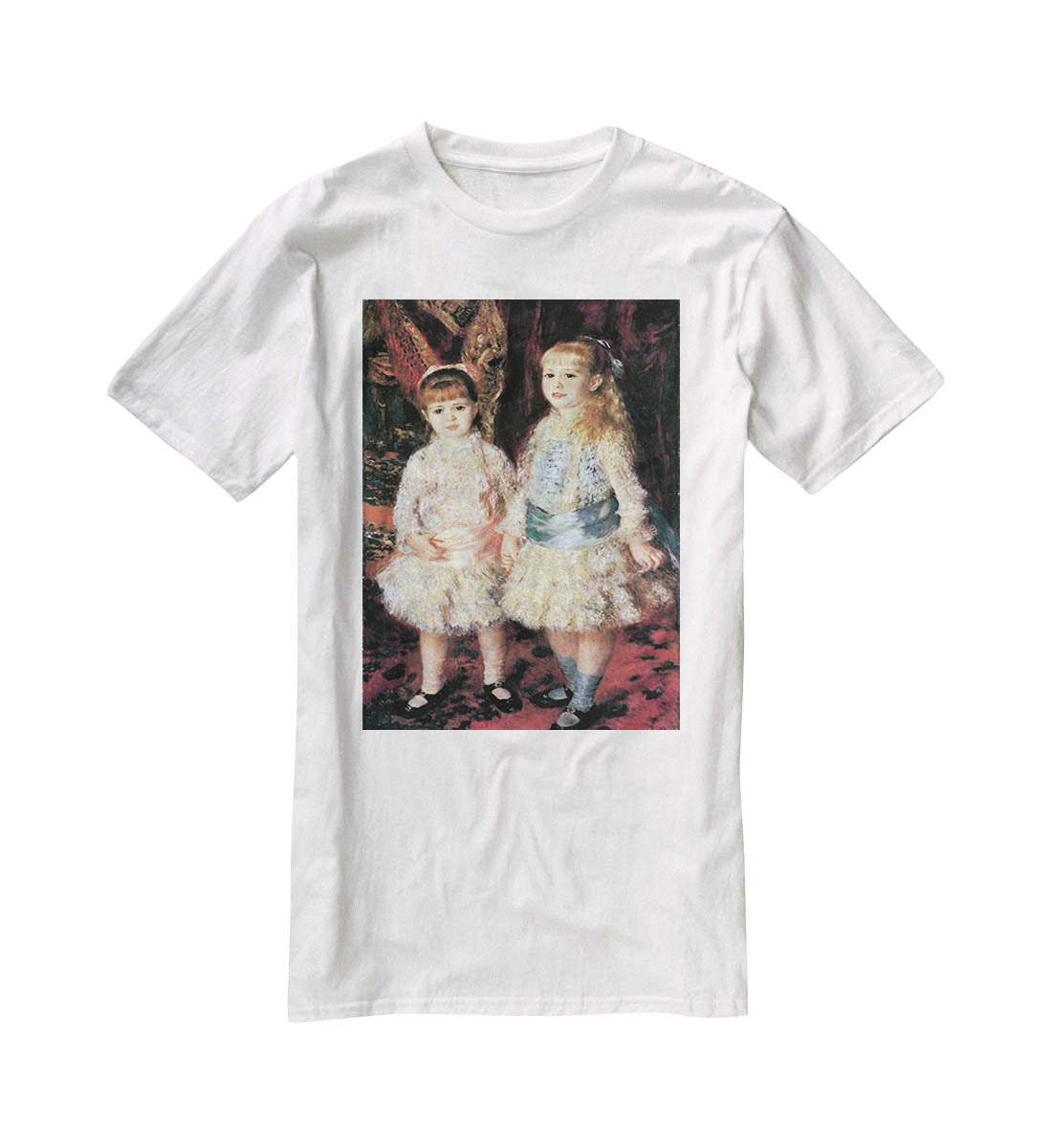 The girls Cahen dAnvers by Renoir T-Shirt - Canvas Art Rocks - 5