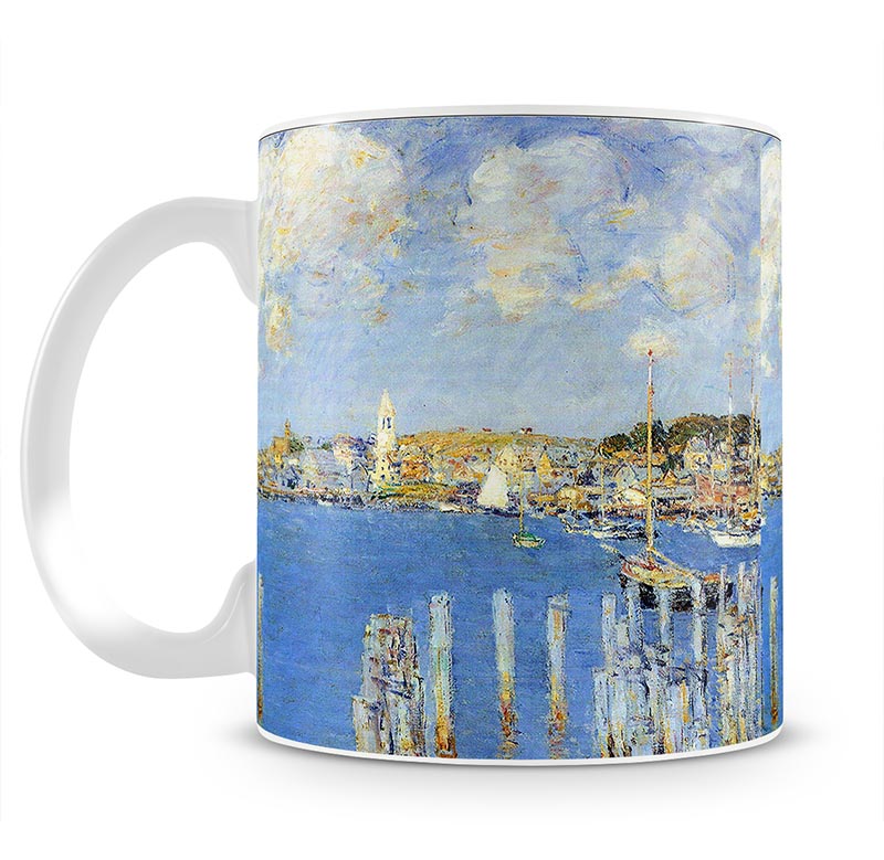 The inland port of Gloucester by Hassam Mug - Canvas Art Rocks - 1