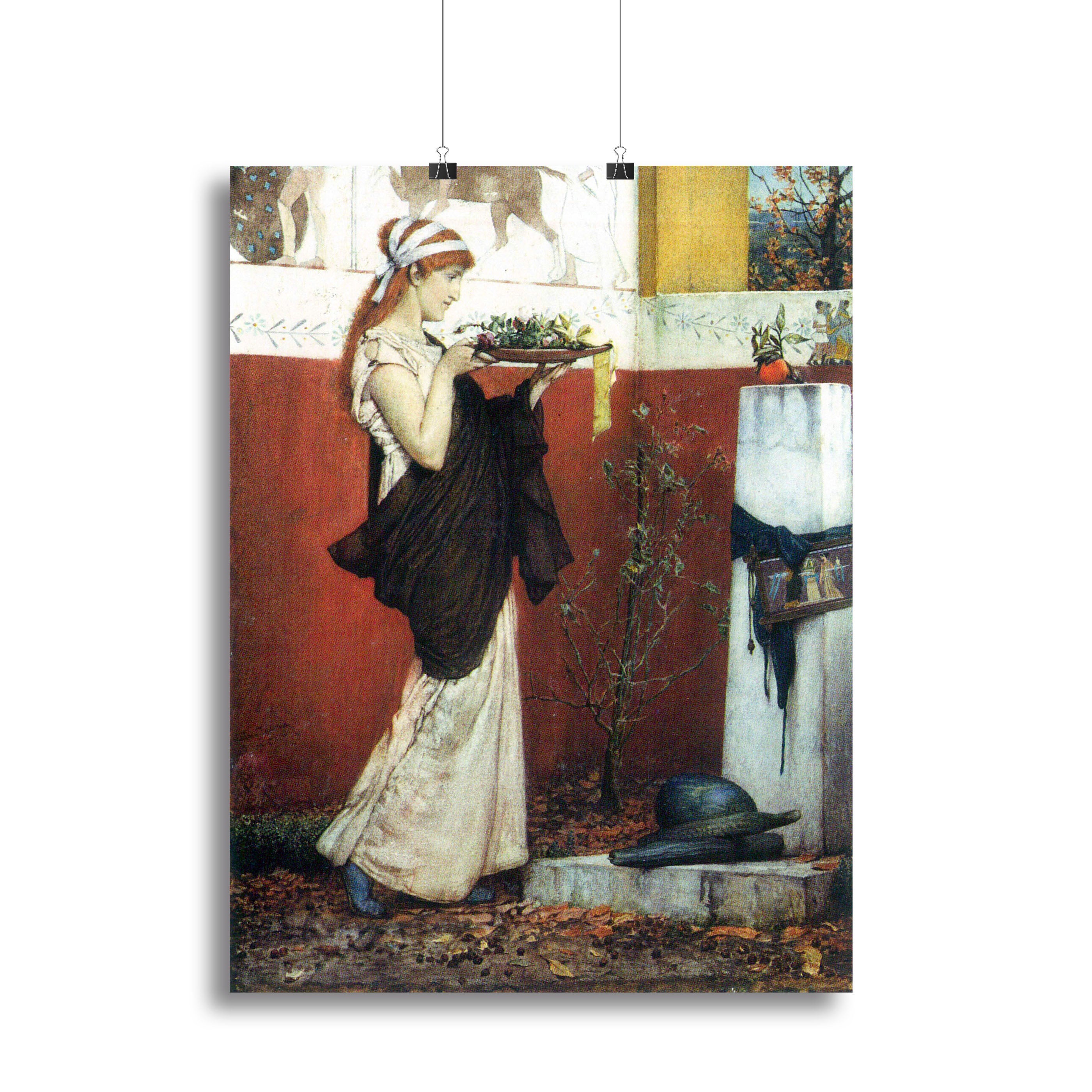 The last roses by Alma Tadema Canvas Print or Poster - Canvas Art Rocks - 2