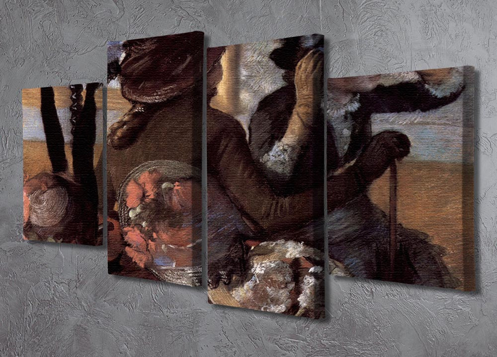 The milliner 1 by Degas 4 Split Panel Canvas - Canvas Art Rocks - 2
