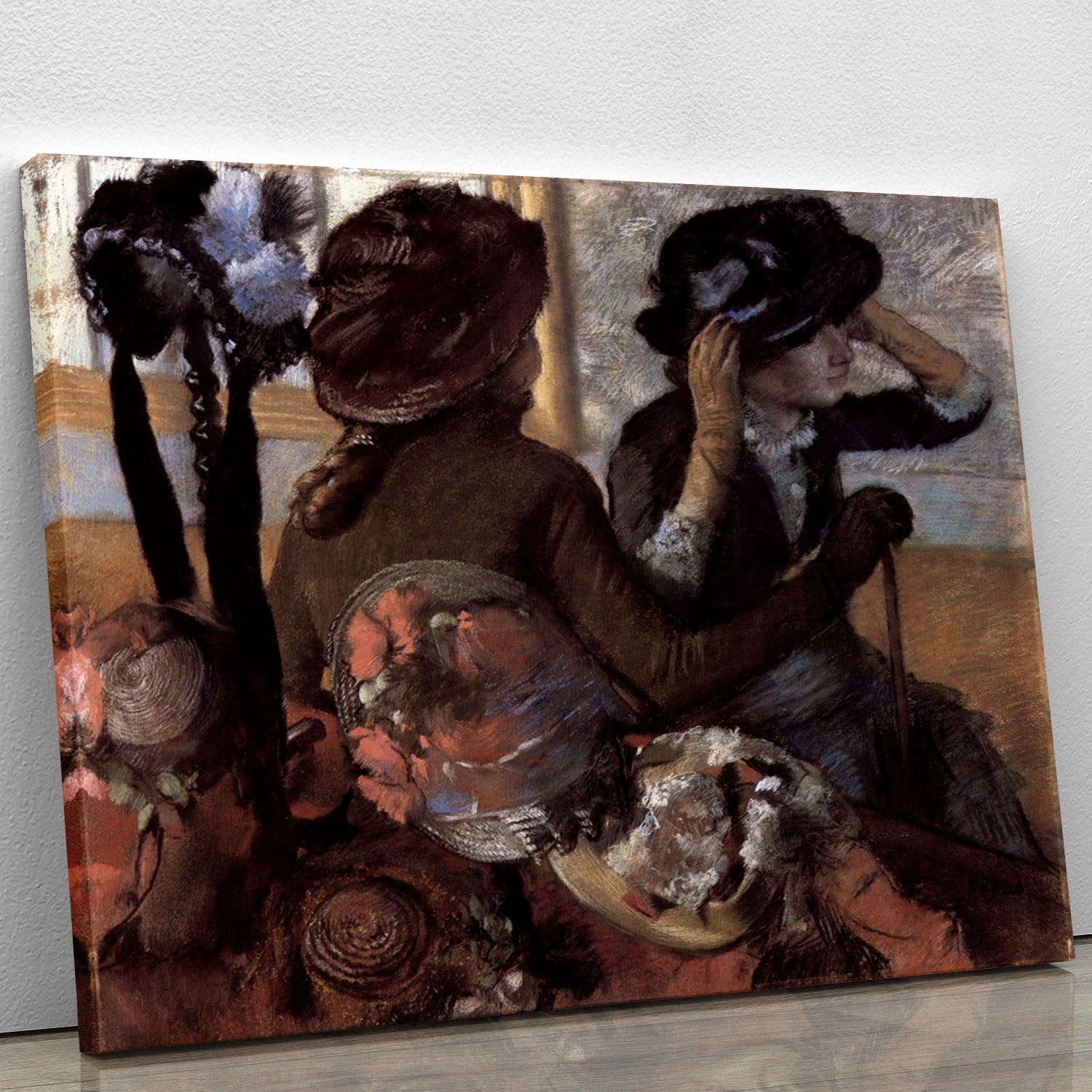 The milliner 1 by Degas Canvas Print or Poster - Canvas Art Rocks - 1