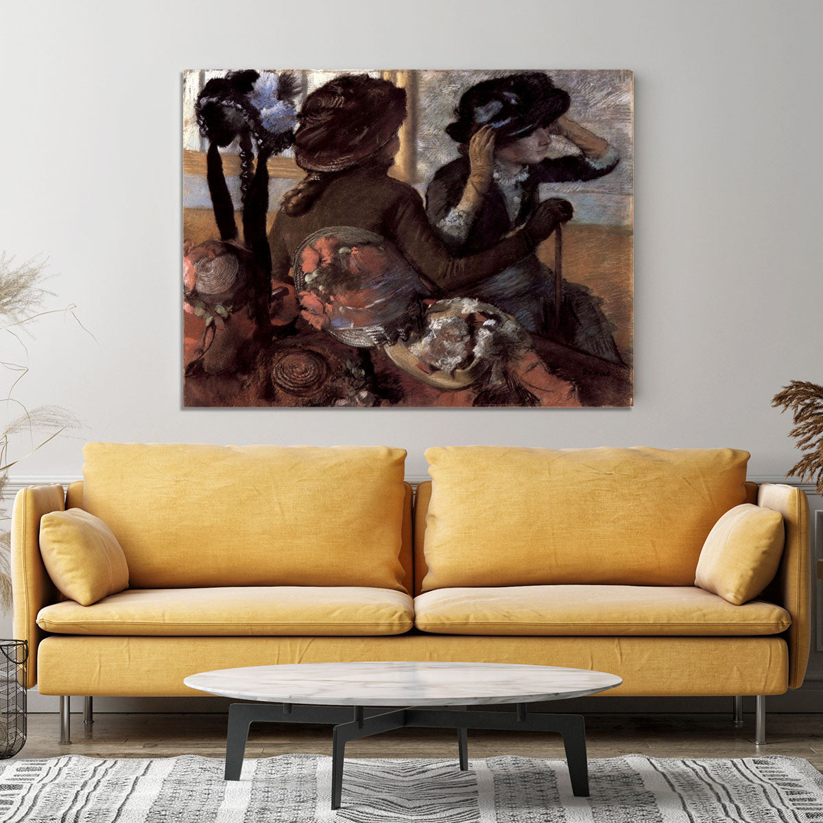 The milliner 1 by Degas Canvas Print or Poster - Canvas Art Rocks - 4