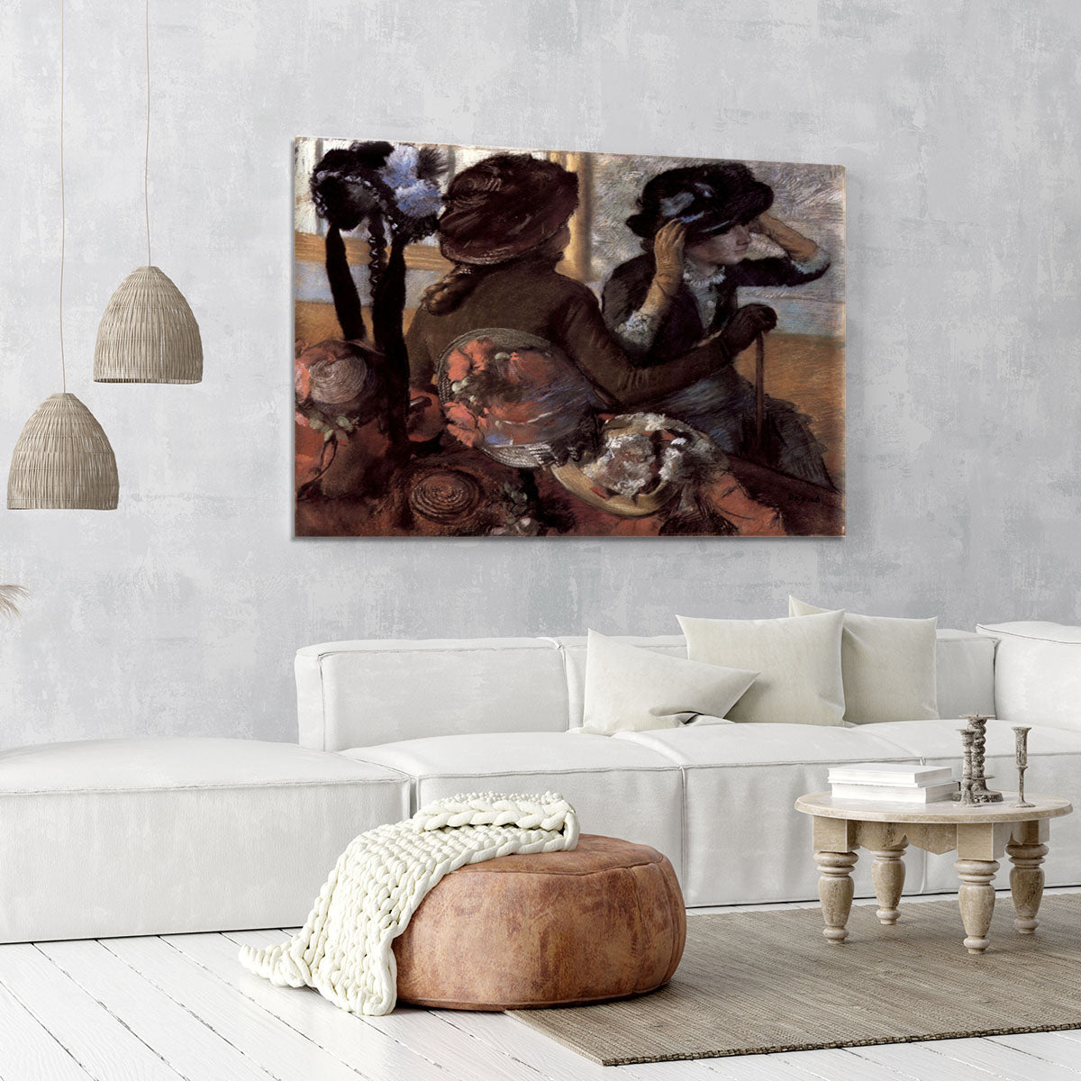The milliner 1 by Degas Canvas Print or Poster - Canvas Art Rocks - 6