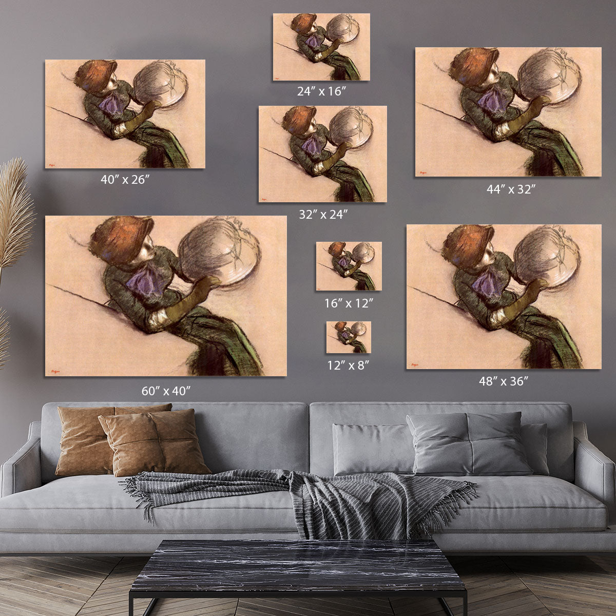 The milliner 2 by Degas Canvas Print or Poster - Canvas Art Rocks - 7