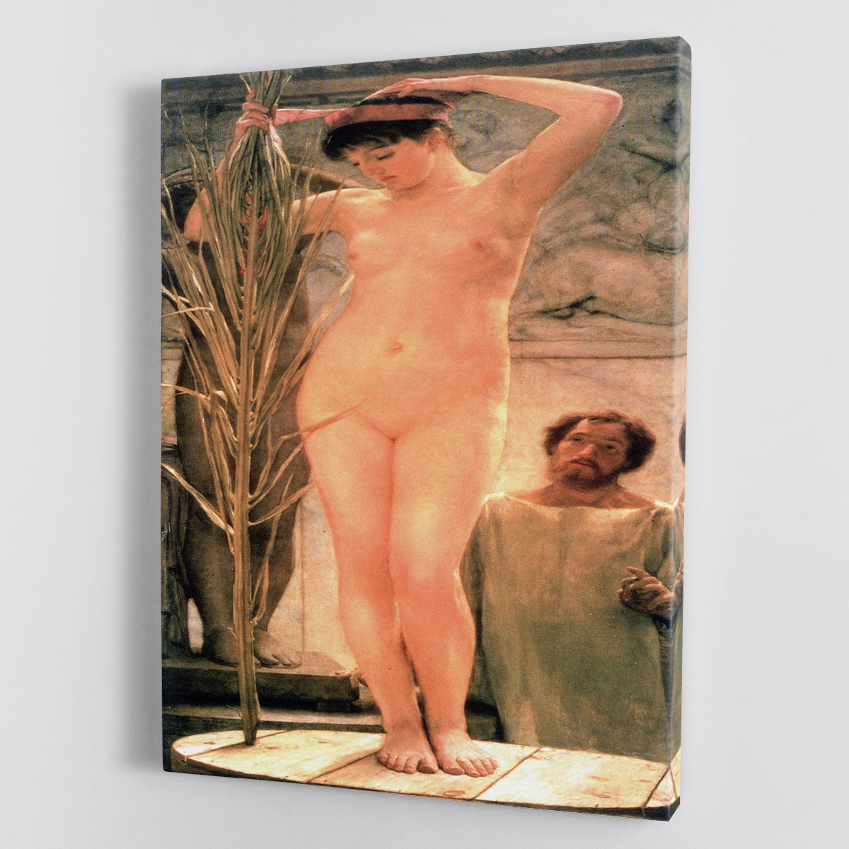 The model of a sculptor Venus Esquilina by Alma Tadema Canvas Print or Poster - Canvas Art Rocks - 1