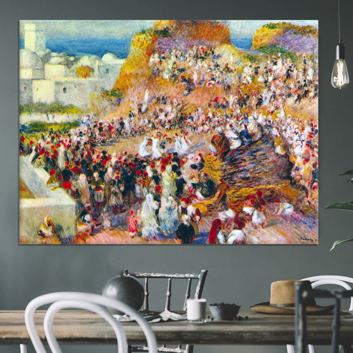 The mosque Arabian Fest by Renoir Canvas Print or Poster - Canvas Art Rocks - 3