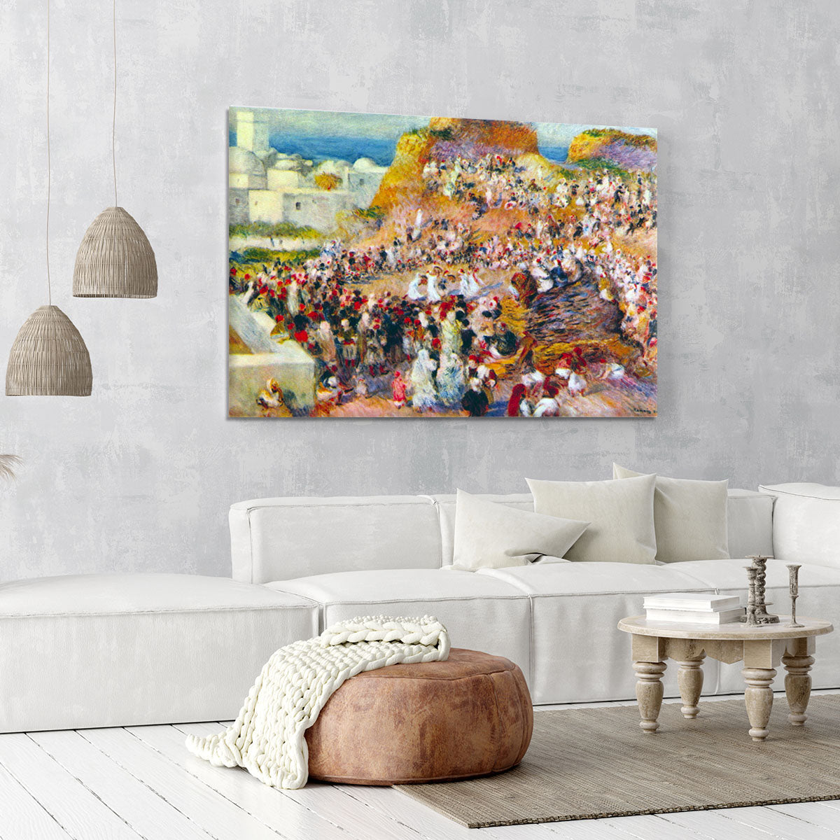 The mosque Arabian Fest by Renoir Canvas Print or Poster - Canvas Art Rocks - 6