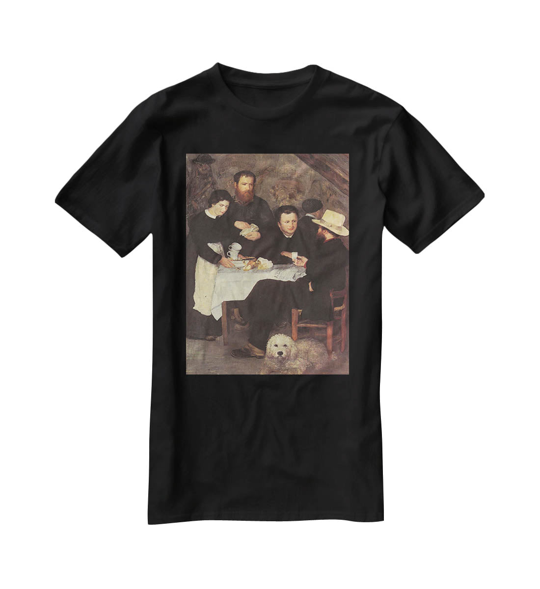 The mother of cabaret Antony by Renoir T-Shirt - Canvas Art Rocks - 1