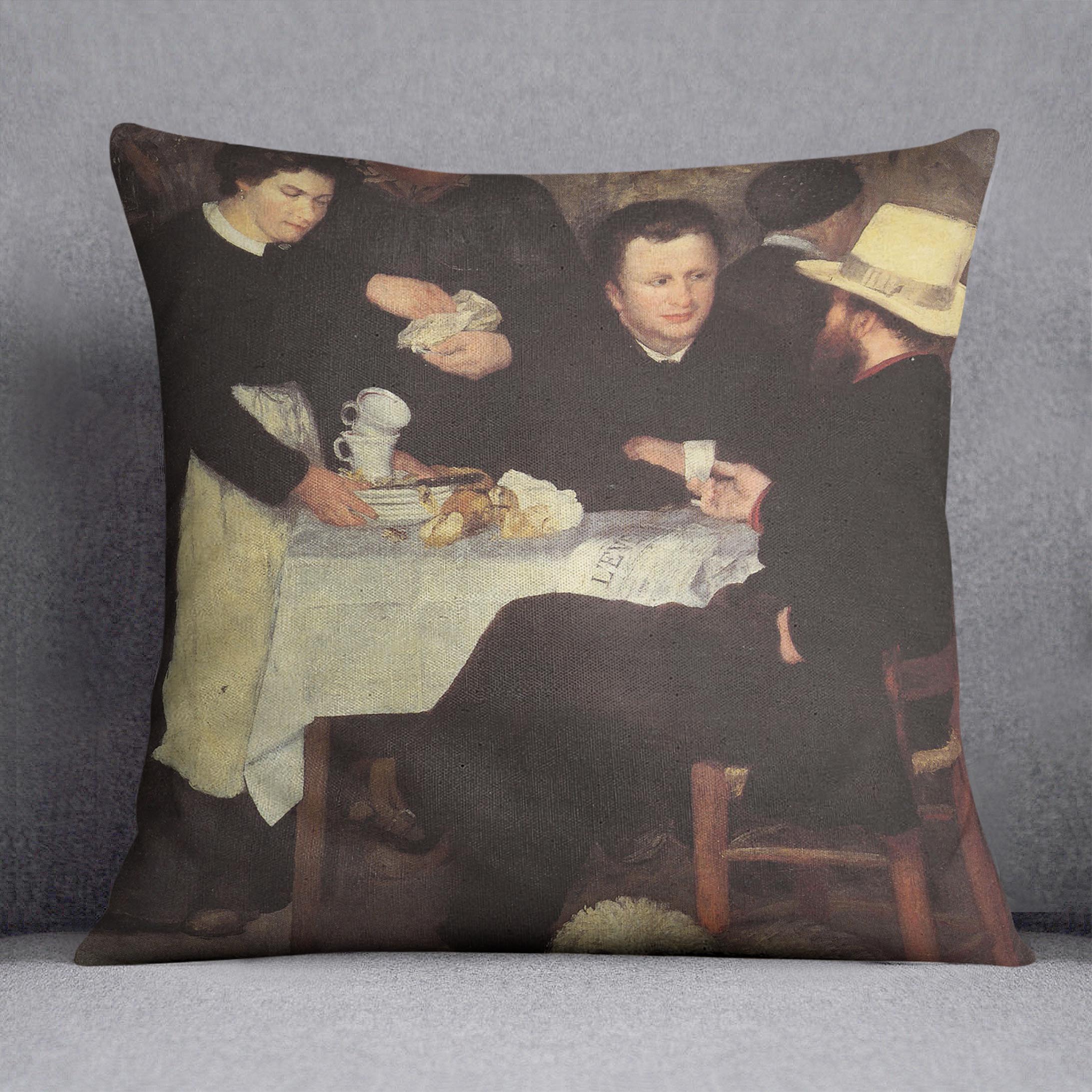 The mother of cabaret Antony by Renoir Cushion