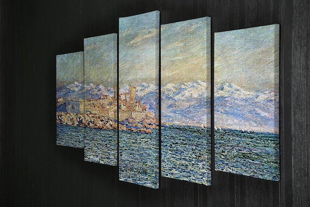 The old Fort in Antibes by Monet 5 Split Panel Canvas - Canvas Art Rocks - 2