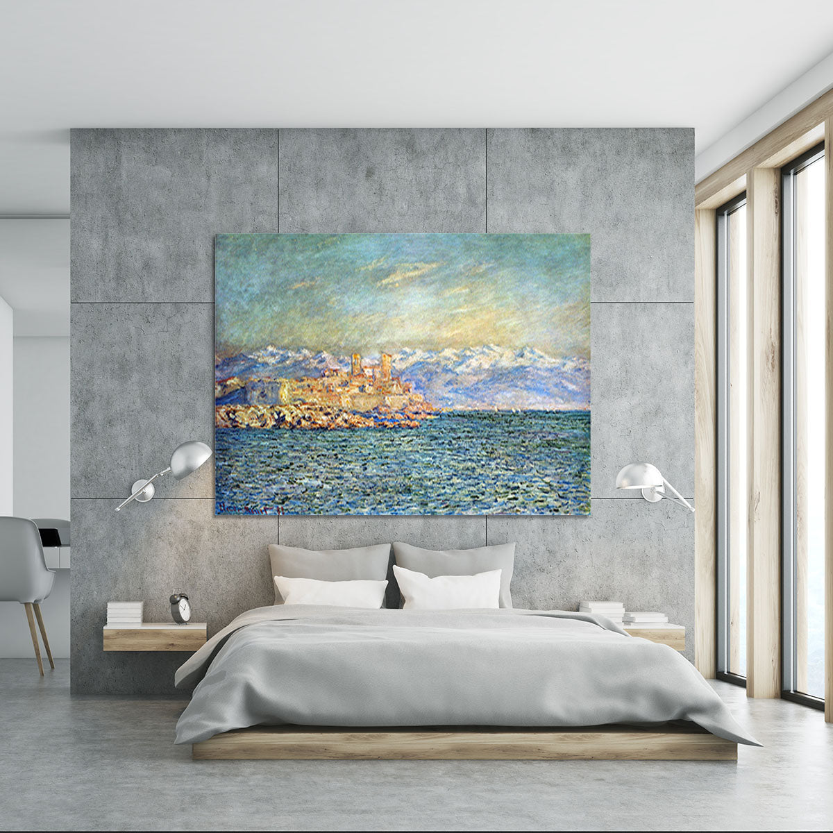 The old Fort in Antibes by Monet Canvas Print or Poster - Canvas Art Rocks - 5