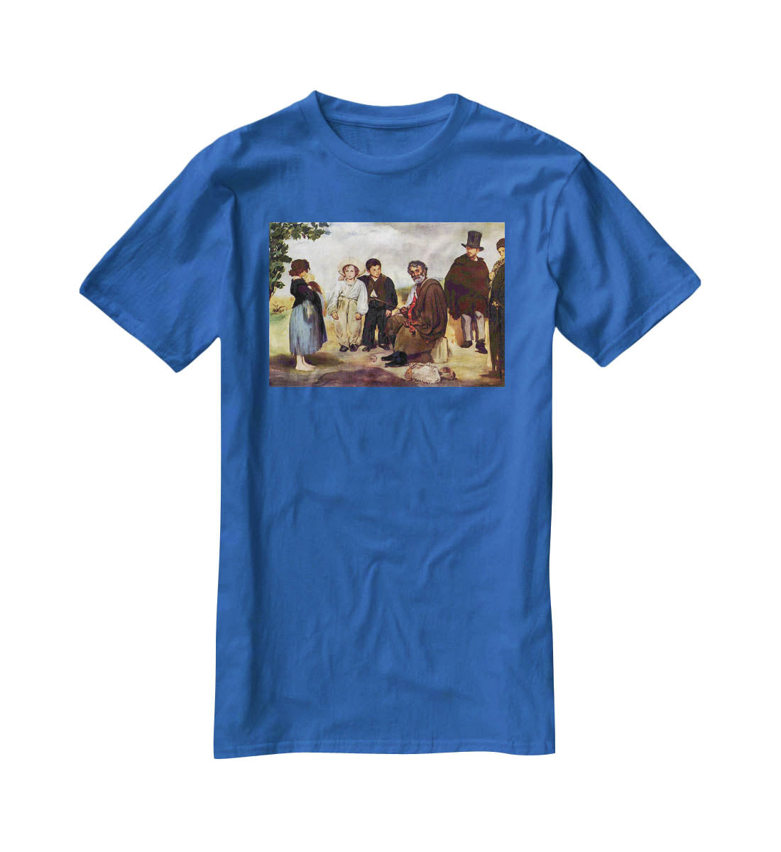 The old musician by Manet T-Shirt - Canvas Art Rocks - 2