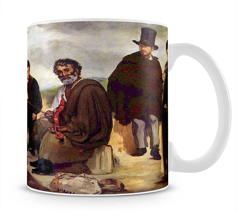 The old musician by Manet Mug - Canvas Art Rocks - 1