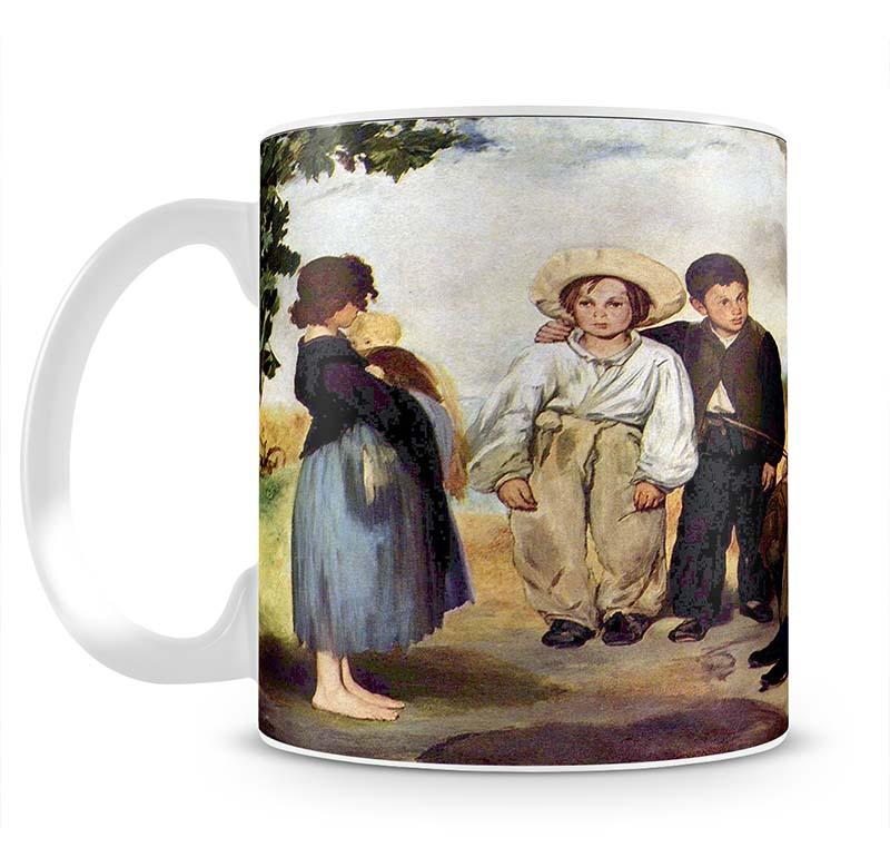 The old musician by Manet Mug - Canvas Art Rocks - 2