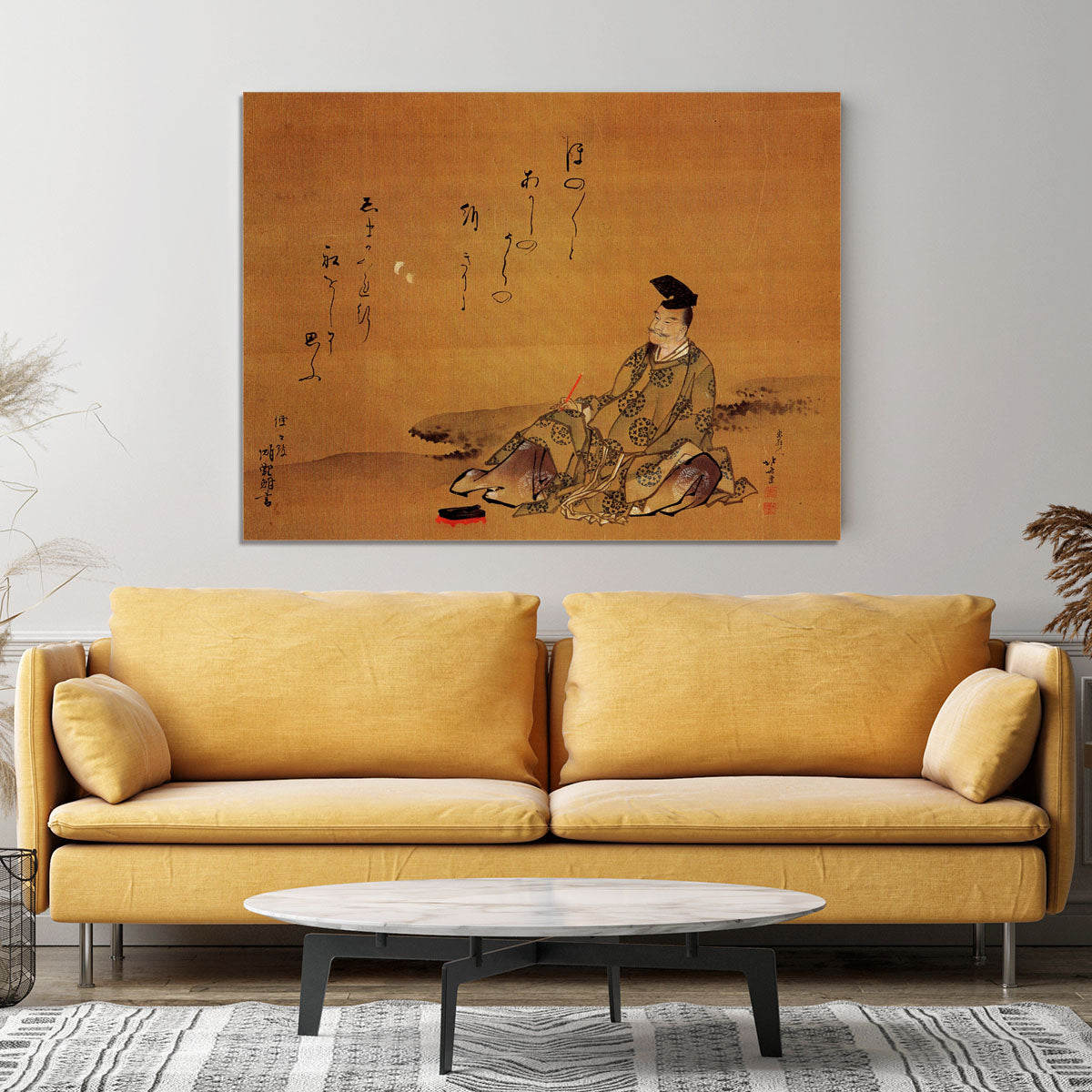 The poet by Hokusai Canvas Print or Poster - Canvas Art Rocks - 4