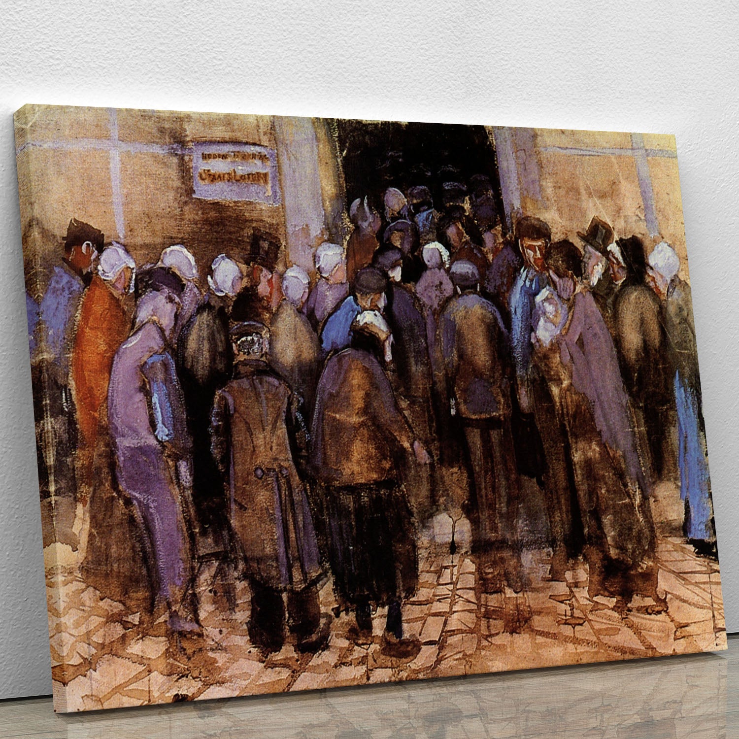 The poor and money by Van Gogh Canvas Print or Poster - Canvas Art Rocks - 1