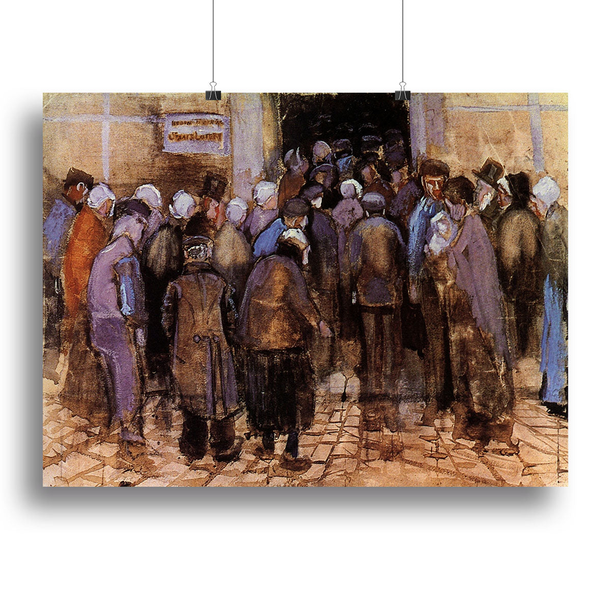The poor and money by Van Gogh Canvas Print or Poster - Canvas Art Rocks - 2