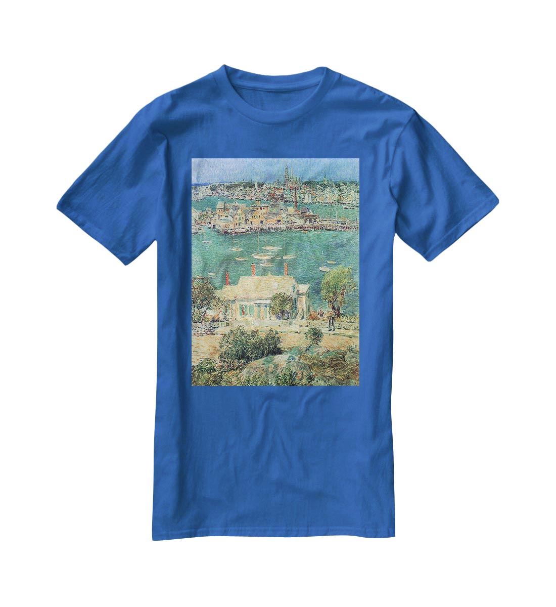 The port of Gloucester 2 by Hassam T-Shirt - Canvas Art Rocks - 2