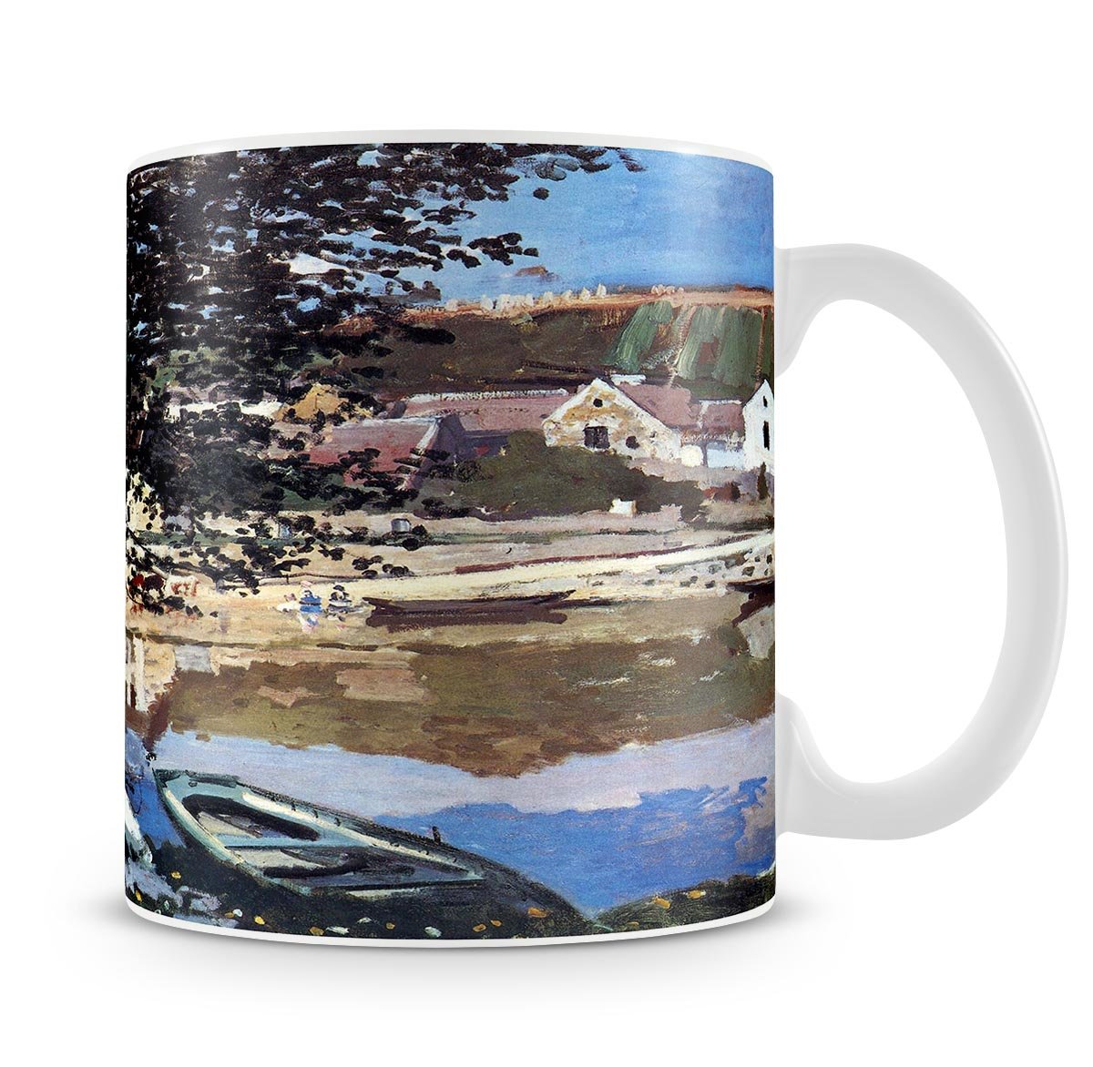 The river has burst its banks by Monet Mug - Canvas Art Rocks - 4