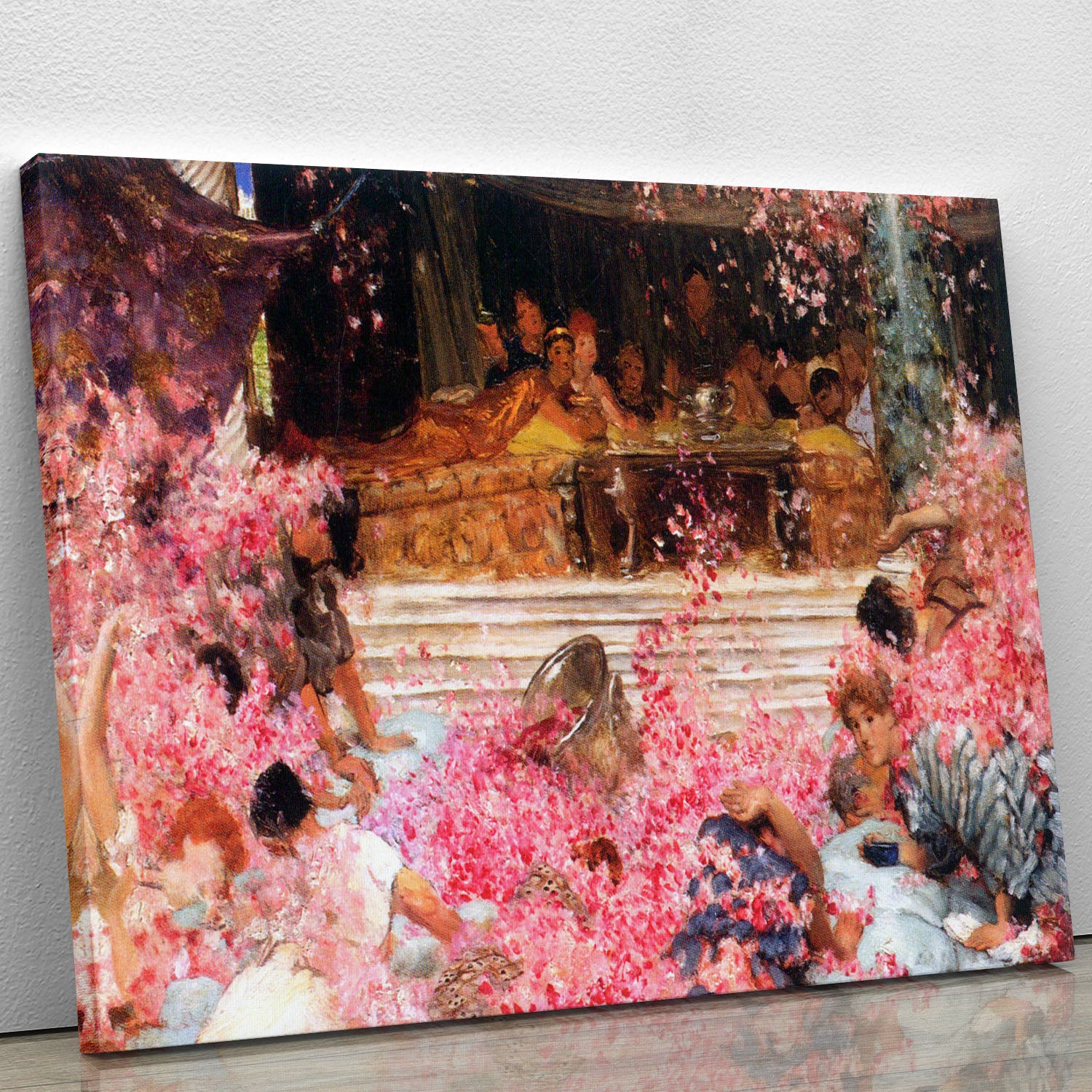 The roses of Heliogabalus by Alma Tadema Canvas Print or Poster - Canvas Art Rocks - 1