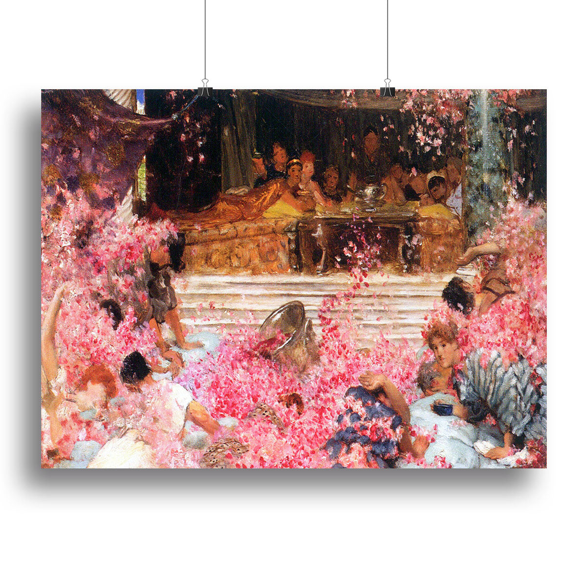 The roses of Heliogabalus by Alma Tadema Canvas Print or Poster - Canvas Art Rocks - 2