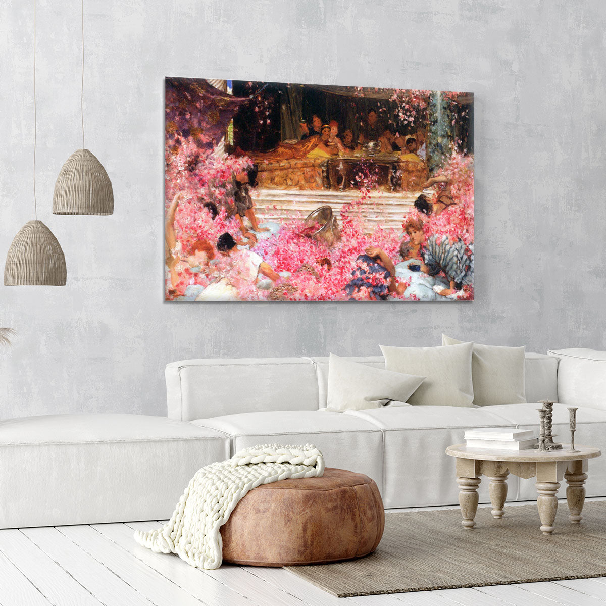 The roses of Heliogabalus by Alma Tadema Canvas Print or Poster - Canvas Art Rocks - 6