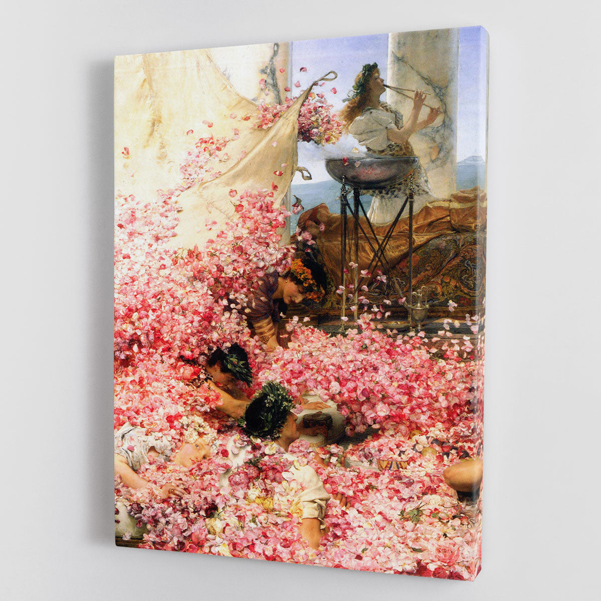 The roses of Heliogabalus detail by Alma Tadema Canvas Print or Poster - Canvas Art Rocks - 1