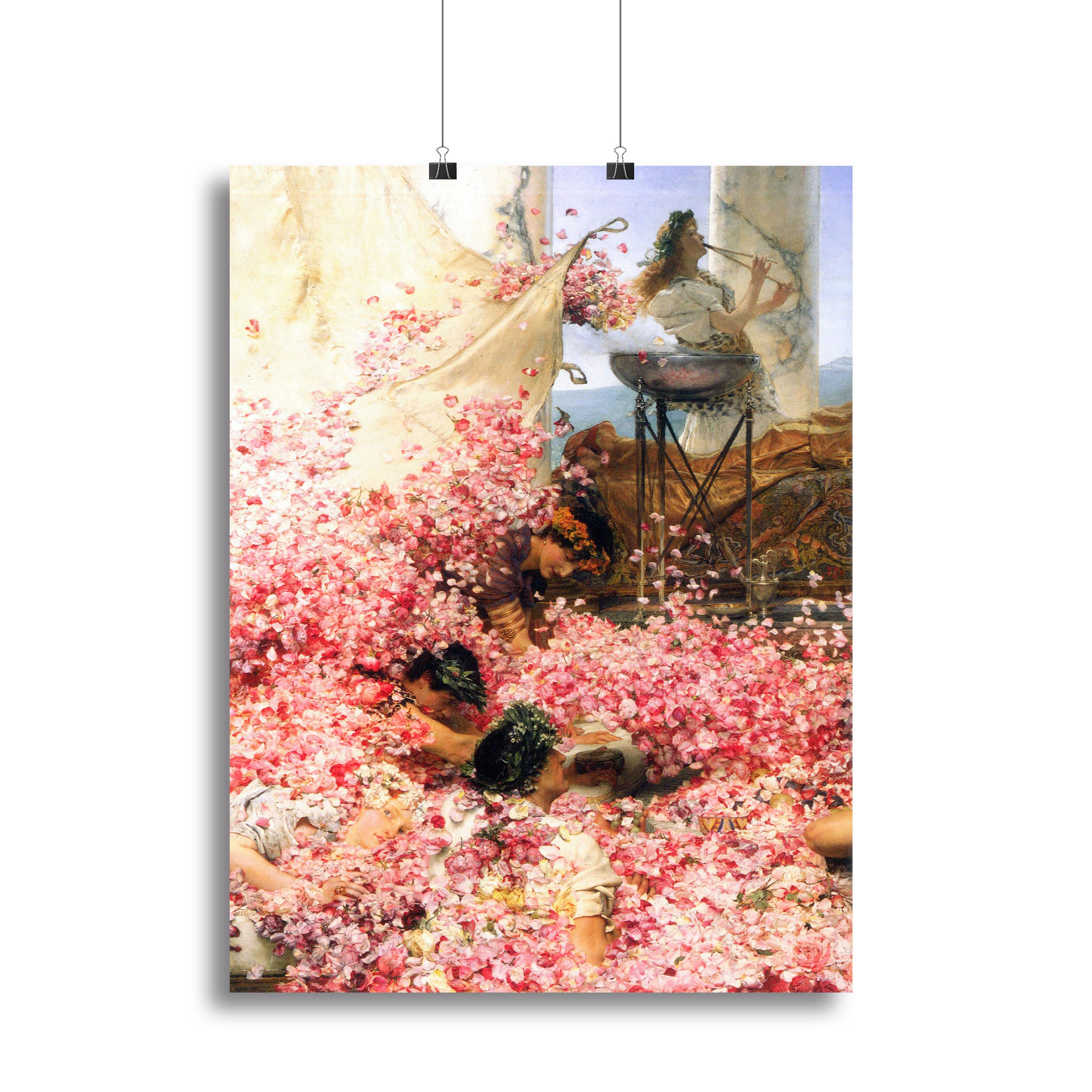 The roses of Heliogabalus detail by Alma Tadema Canvas Print or Poster - Canvas Art Rocks - 2
