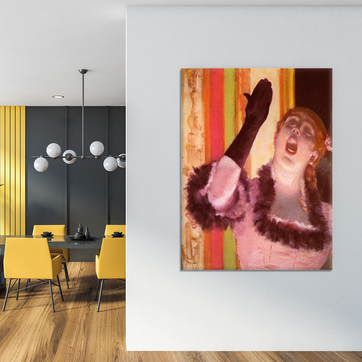 The singer with the glove by Degas Canvas Print or Poster - Canvas Art Rocks - 4