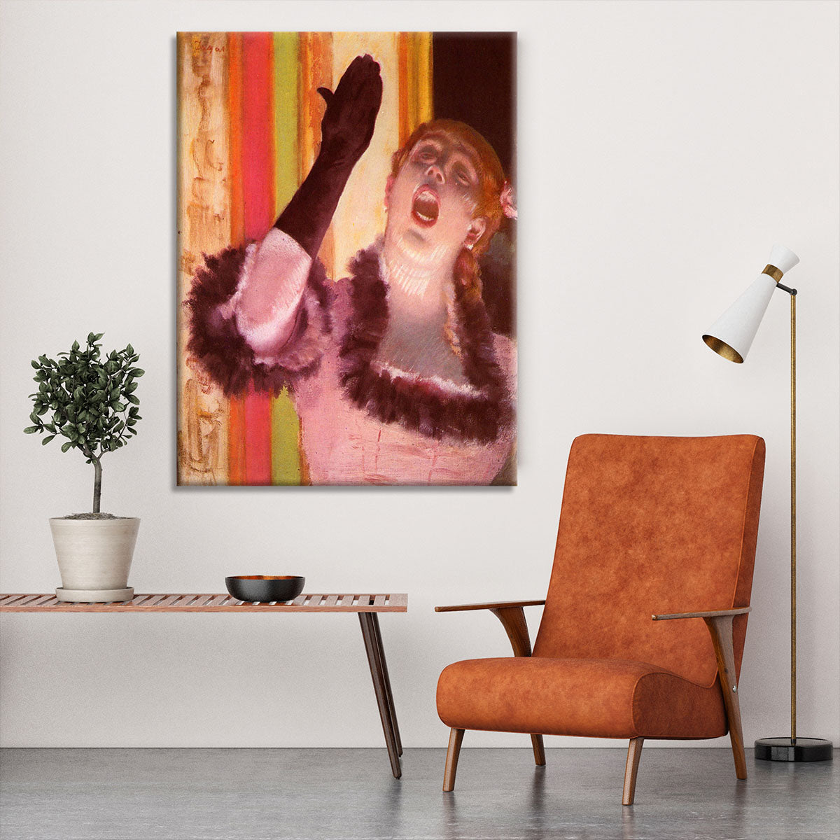 The singer with the glove by Degas Canvas Print or Poster - Canvas Art Rocks - 6