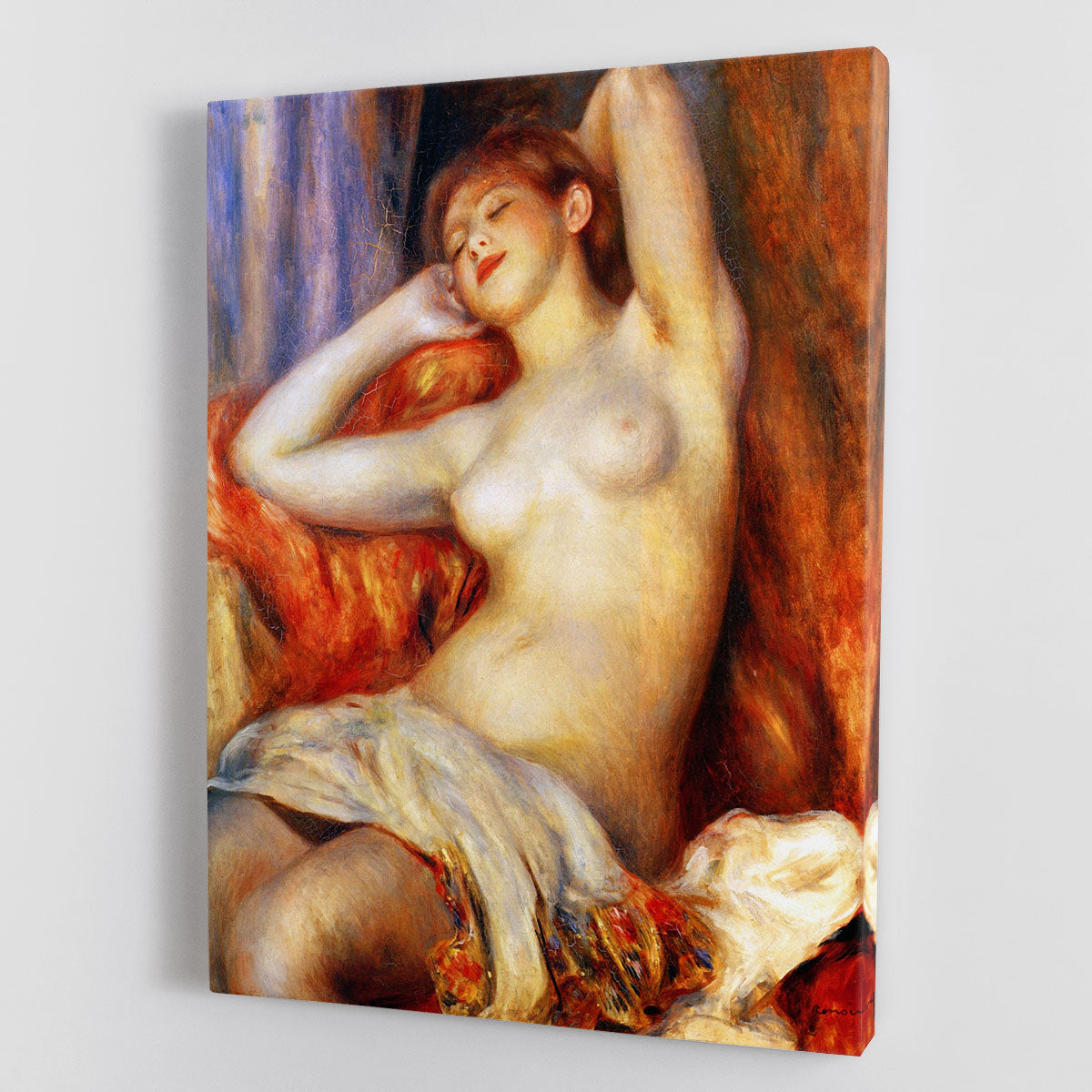 The sleeping by Renoir Canvas Print or Poster - Canvas Art Rocks - 1