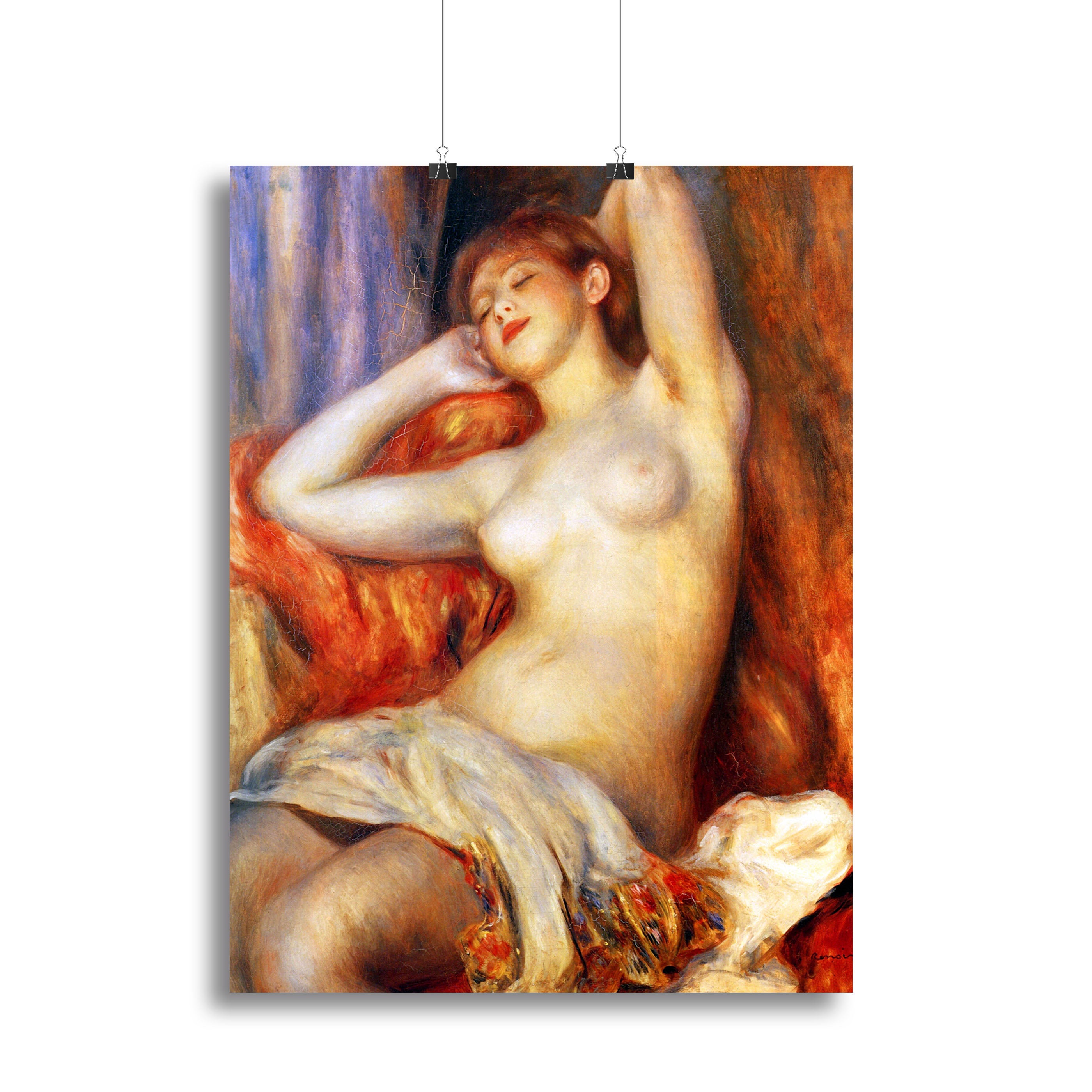 The sleeping by Renoir Canvas Print or Poster - Canvas Art Rocks - 2