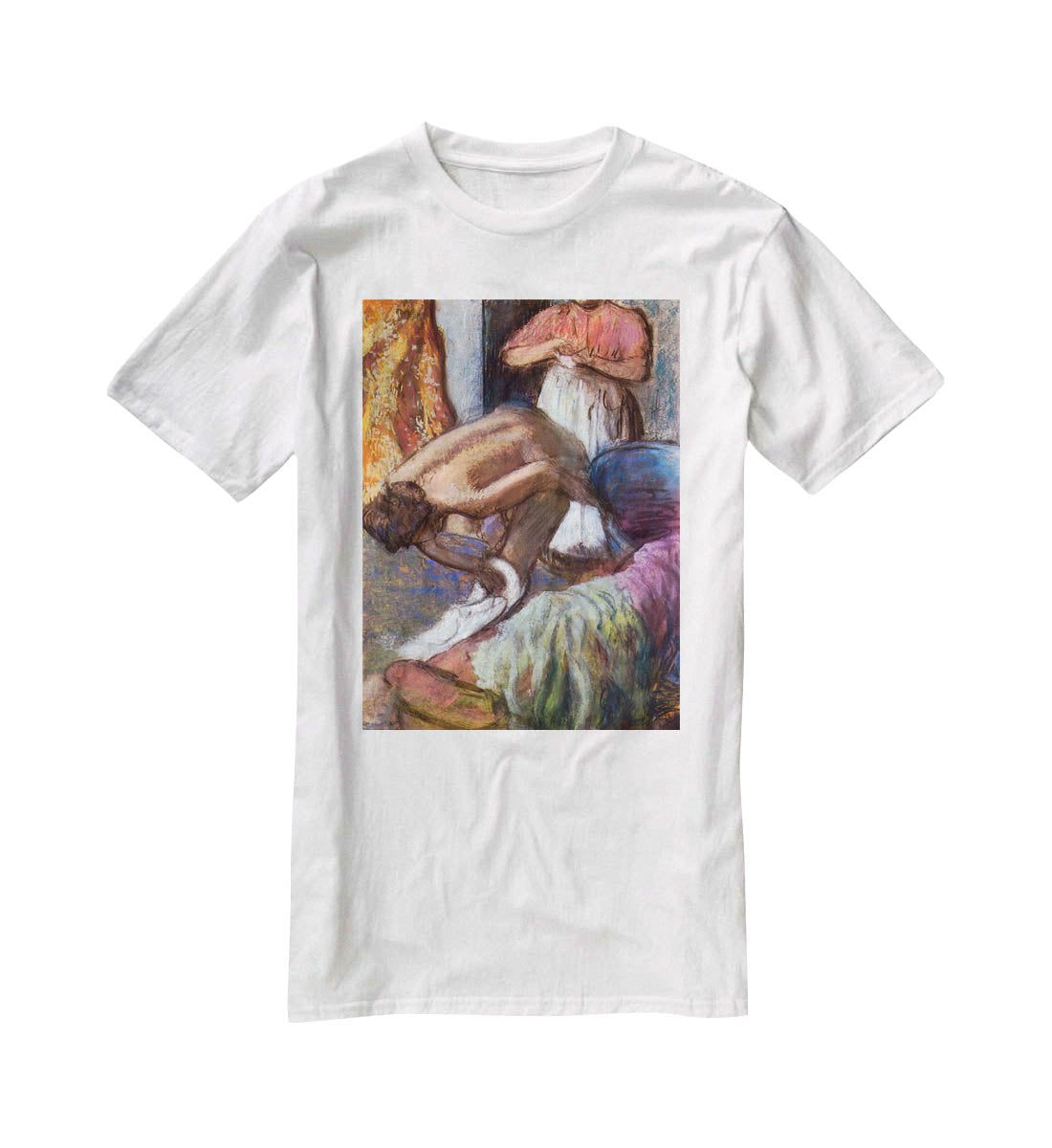 The strengthening after the bathwater by Degas T-Shirt - Canvas Art Rocks - 5