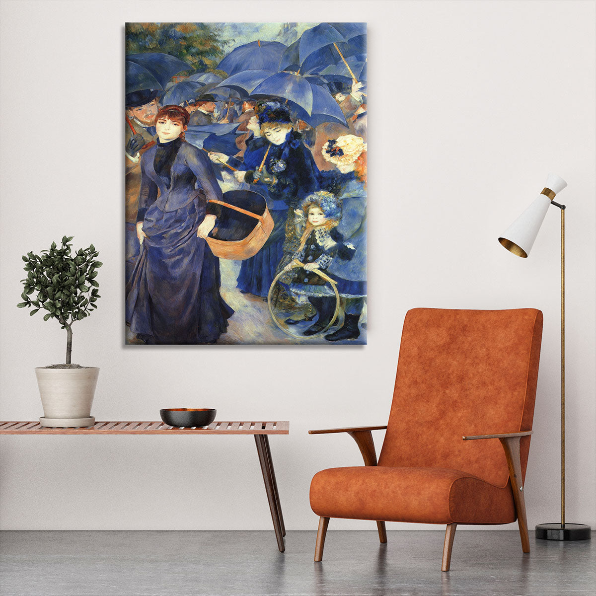 The umbrellas by Renoir Canvas Print or Poster - Canvas Art Rocks - 6
