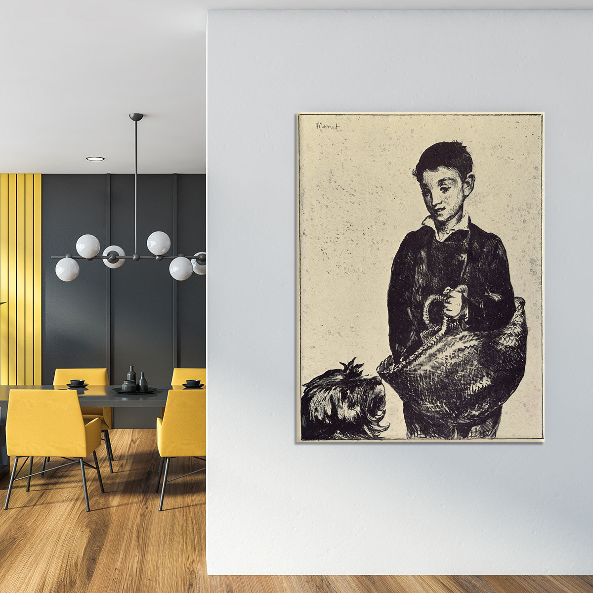 The urchin by Manet Canvas Print or Poster - Canvas Art Rocks - 4