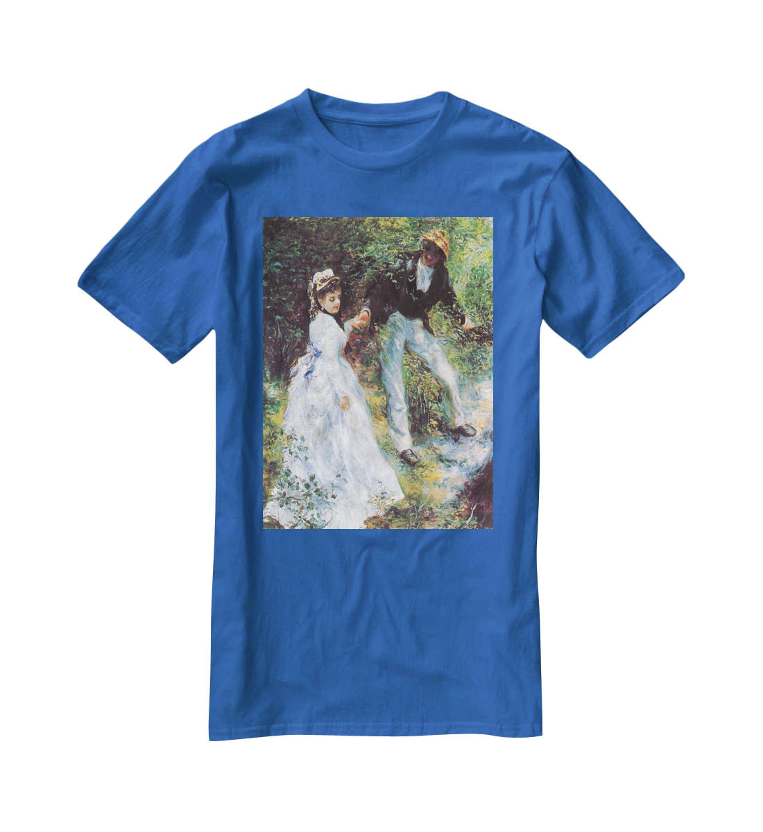 The walk by Renoir T-Shirt - Canvas Art Rocks - 2