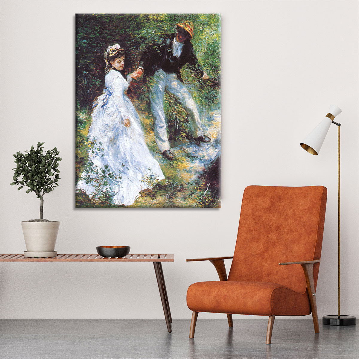 The walk by Renoir Canvas Print or Poster - Canvas Art Rocks - 6