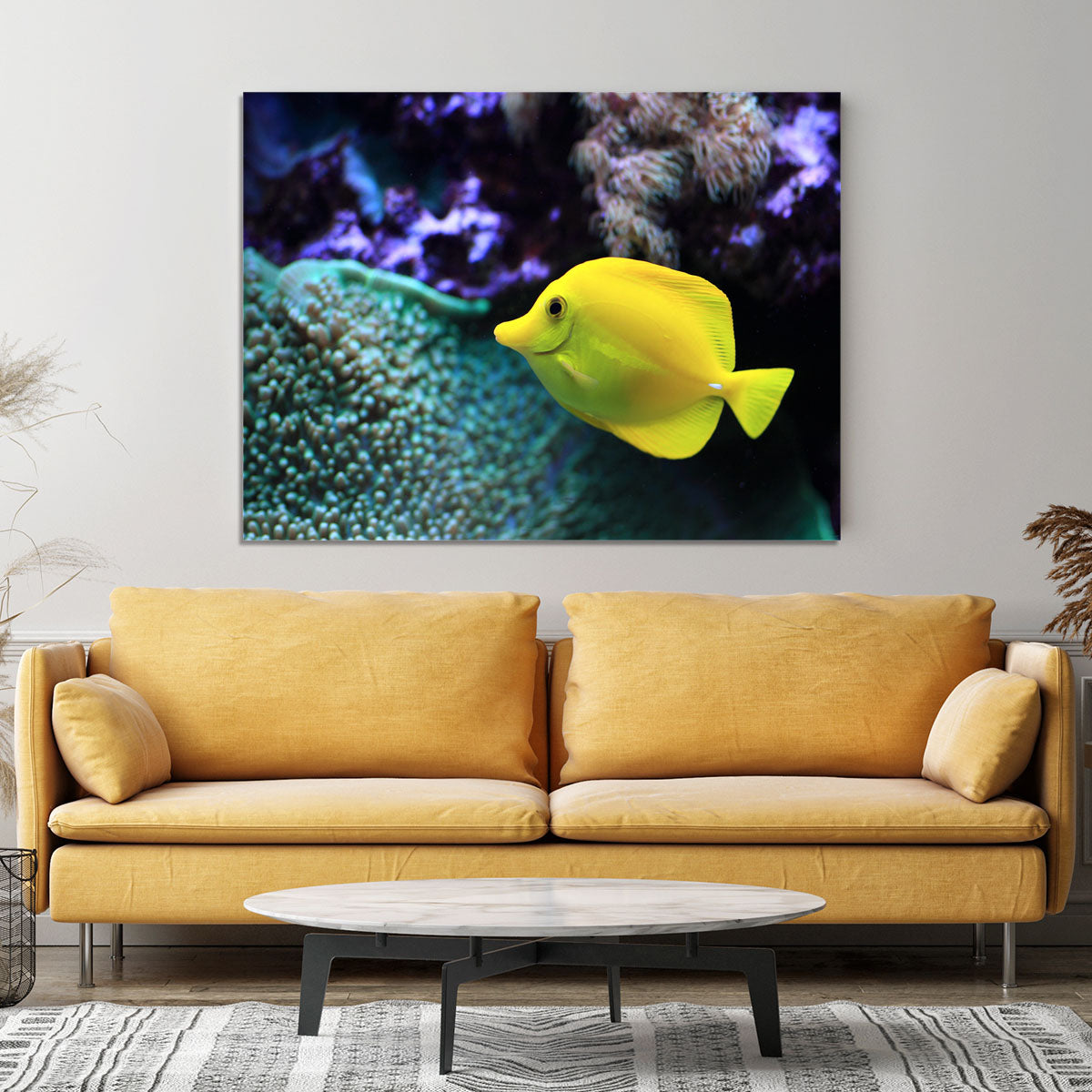 The yellow fish Canvas Print or Poster - Canvas Art Rocks - 4