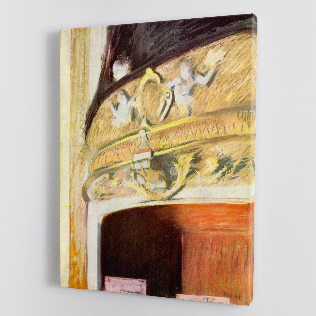 Theater Loge by Degas Canvas Print or Poster - Canvas Art Rocks - 1