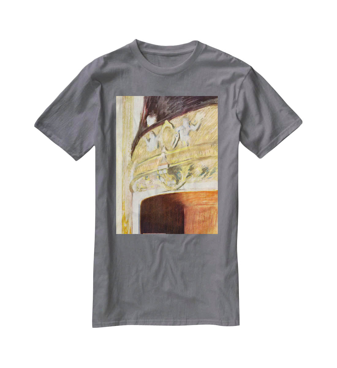 Theater Loge by Degas T-Shirt - Canvas Art Rocks - 3