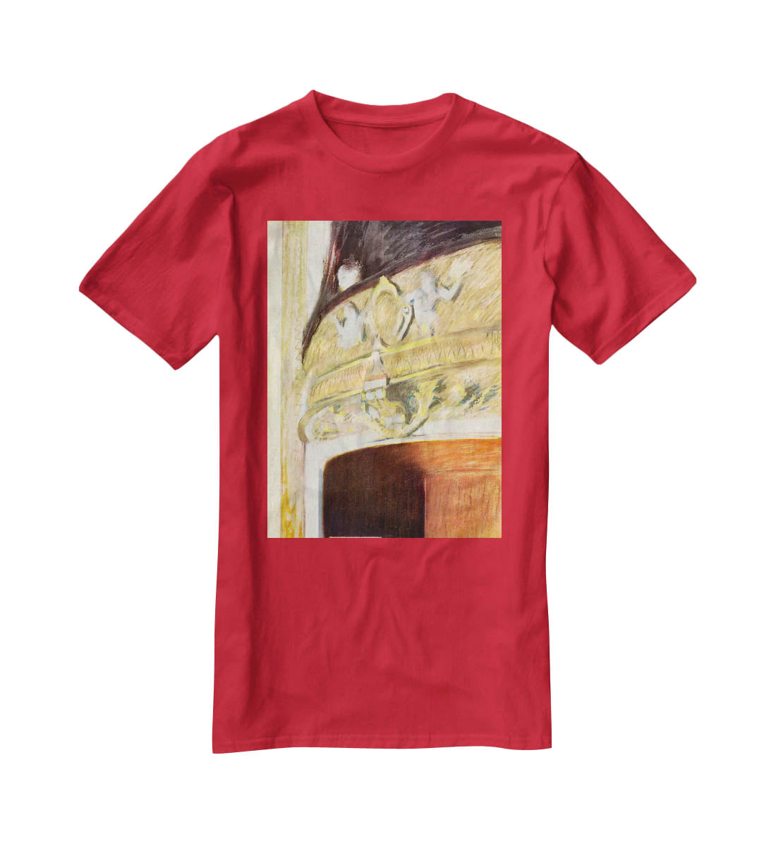 Theater Loge by Degas T-Shirt - Canvas Art Rocks - 4