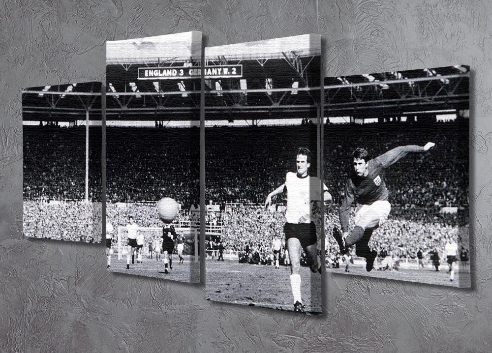 They think its all over Geoff Hurst Goal 4 Split Panel Canvas - Canvas Art Rocks - 2
