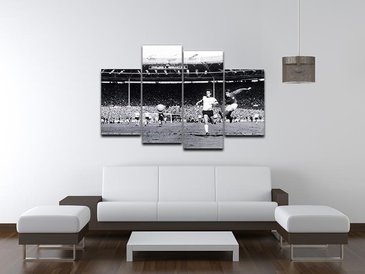 They think its all over Geoff Hurst Goal 4 Split Panel Canvas - Canvas Art Rocks - 3