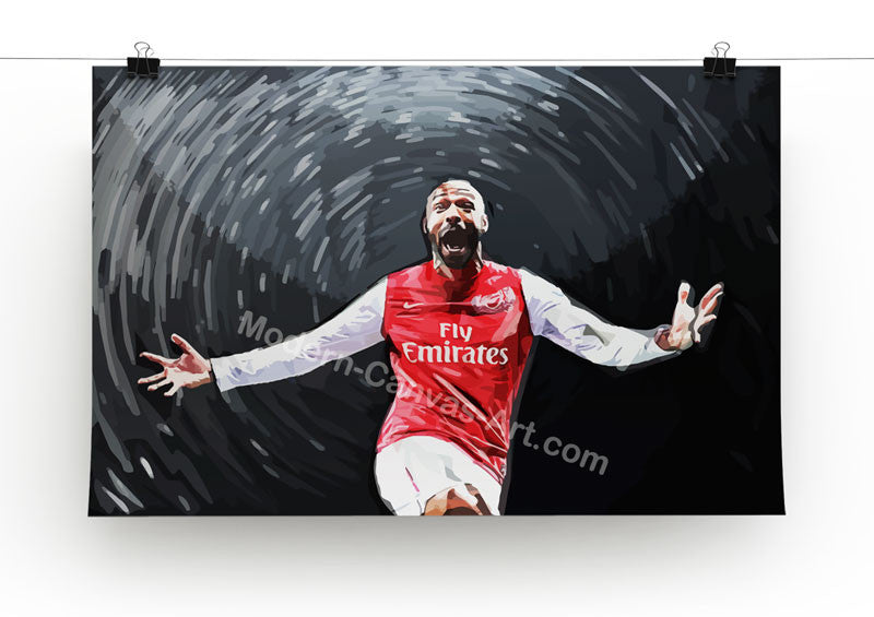 Thierry Henry Print - Canvas Art Rocks - 2